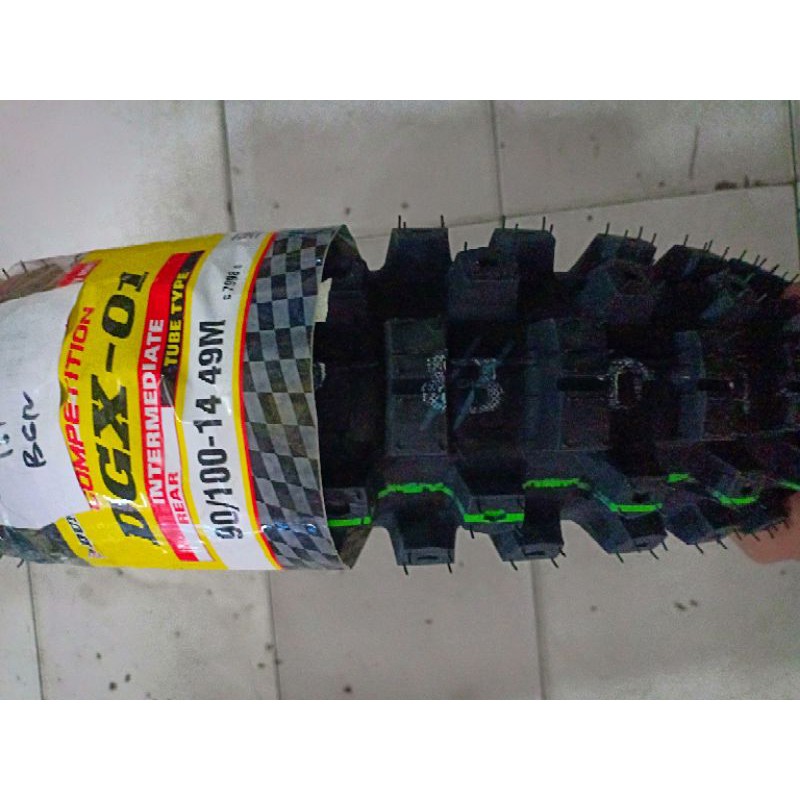 ban trail dunlop DGX-01 ring 14 ukuran 90-100/14