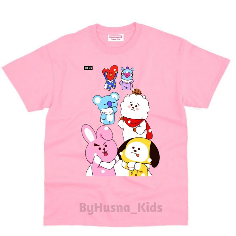 BTS BAJU ANAK  KAOS ANAK PEREMPUAN BTS BT21