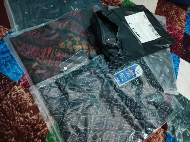 Maciku Store Kemeja Batik Songket Pria Lengan Panjang Baju Batik Print Premium Quality