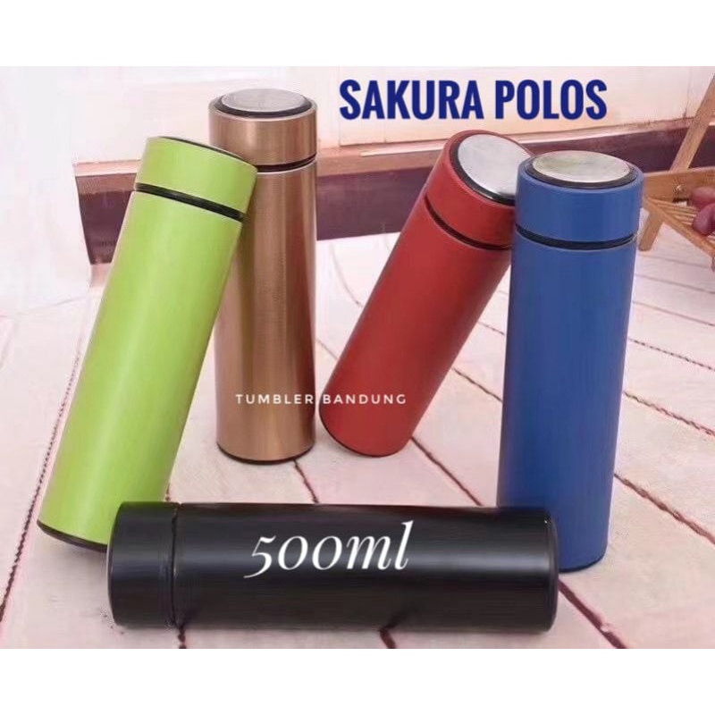 Jual Tumbler Life Sakura Polos Termos Polos Tumbler Stainless 500ml Termos Sakura Life Termos 1656