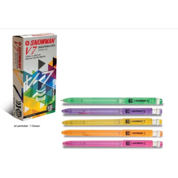 

Jual Bolpen mekanik snowman V7 - Hitam ATK baya