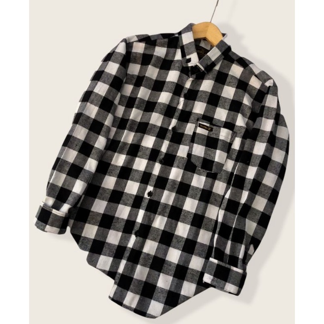 KEMEJA FLANEL KOTAK KOTAK KASUAL WANITA LENGAN PANJANG | ATASAN CEWEK | OUTER FLANEL-F6
