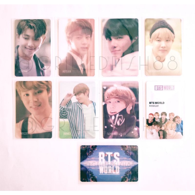 [CEK VARIASI] BTS World Limited Edition OST Album Official Photocard Story Card BTSW PC SC LE | RM J