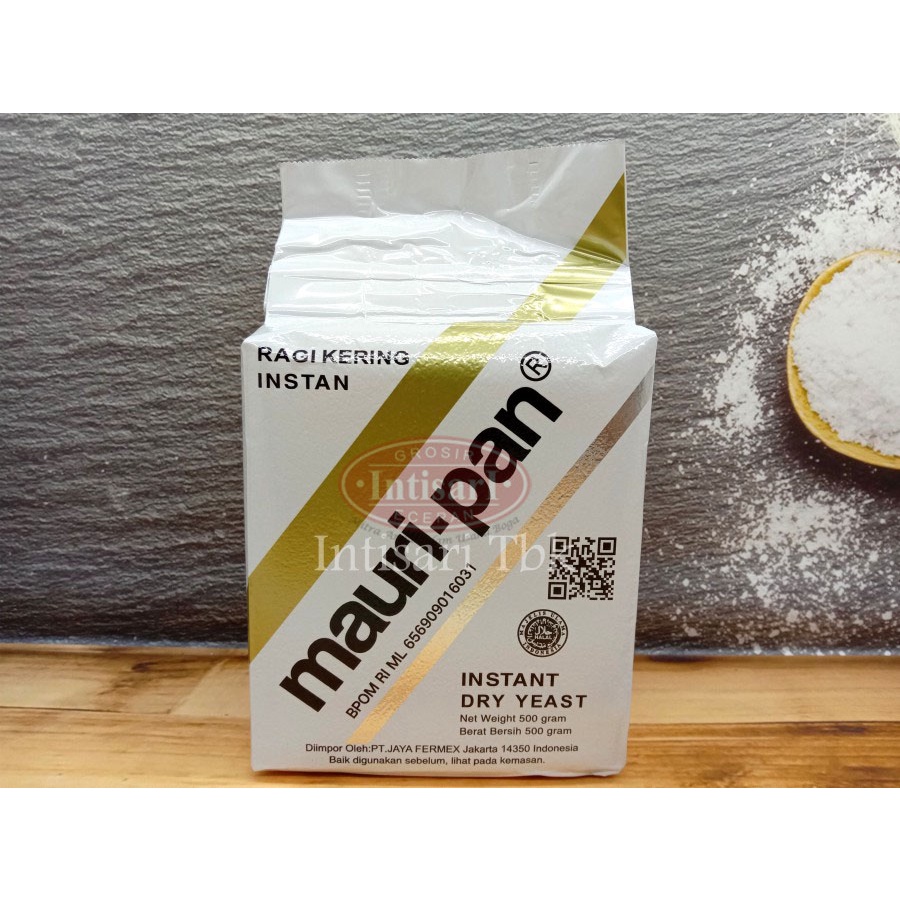 

Mauripan Import Kemasan 500 Gr / Bahan Kue / Ragi Instan