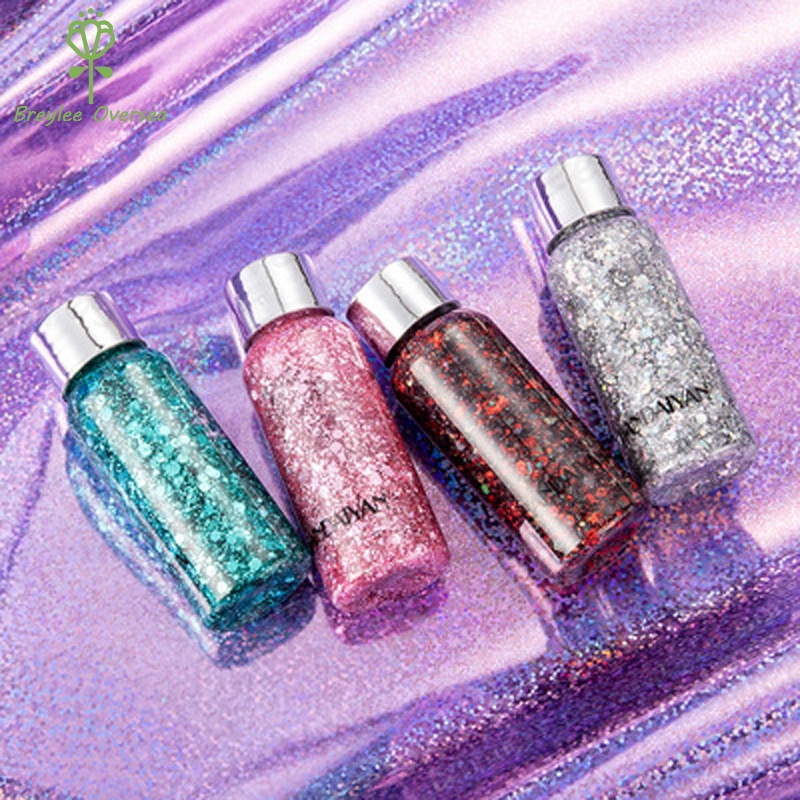 【Baru】HANDAIYAN 9Colors body glitter gel glitter untuk wajah badan face and body painting glitter Long Lasting Sparkling 30g