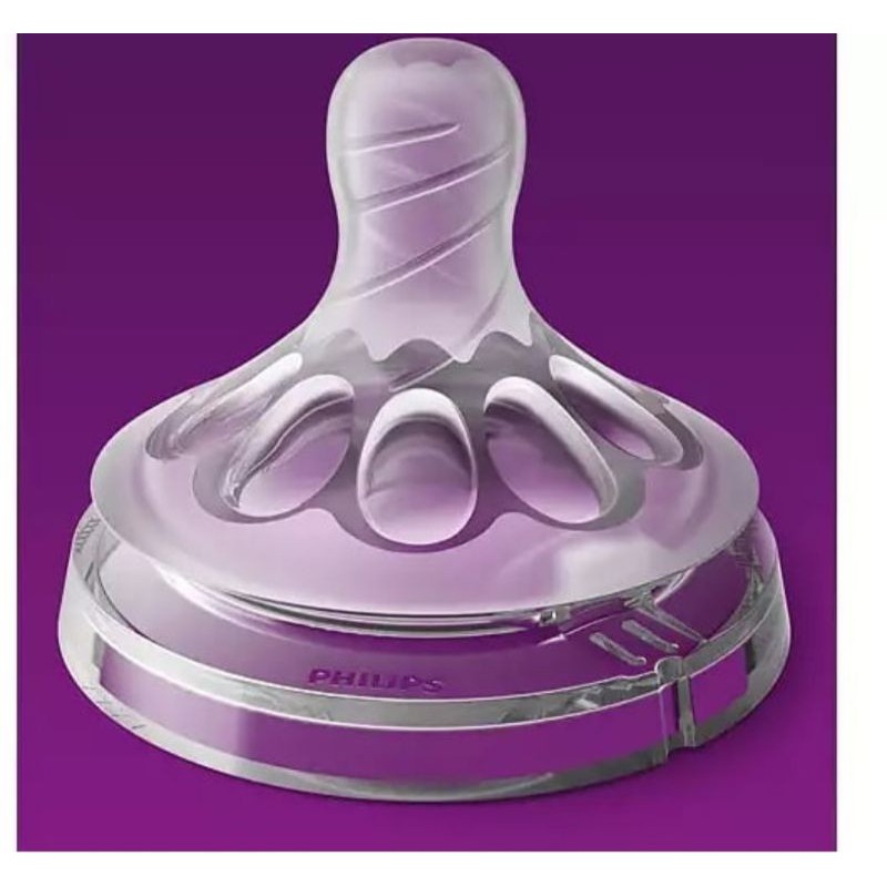 Nipple Natural Avent, Dot Teat Natural Philips Avent 1 2 3 4 hole isi 2