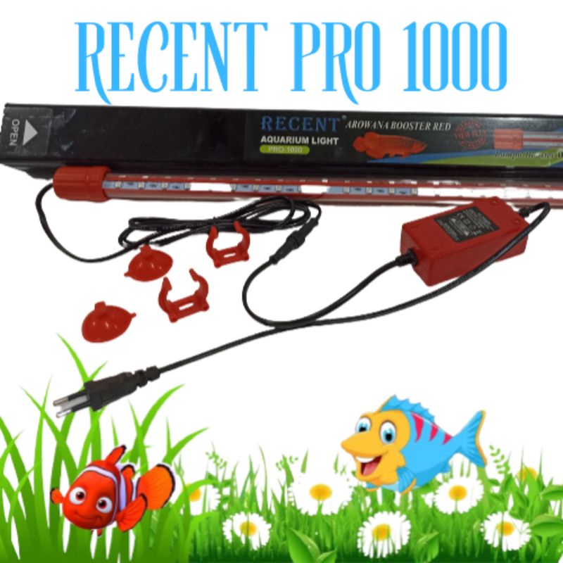 RECENT PRO 1000 Lampu arowana view booster red arowana