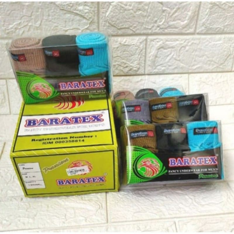 CD BARATEX 1Bok isi 3 pasang Ori