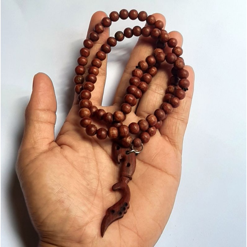 Kalung Liontin Bandul Kujang Kayu Full Galih Nagasari