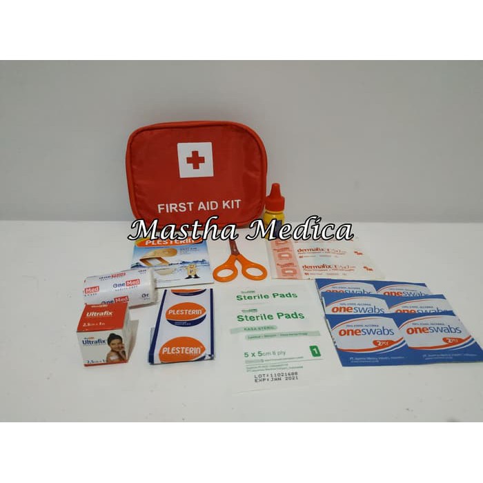 Tas P3k Perawatan Luka Kecelakaan Lengkap + Tas