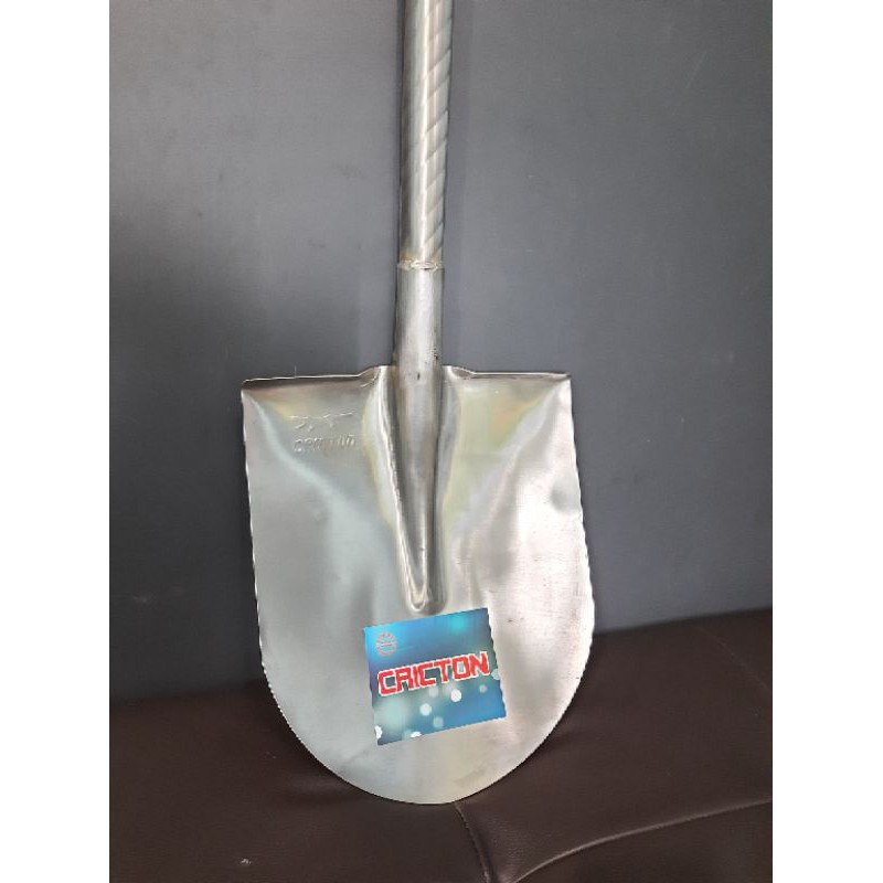 Sekop Lancip Stainless gagang stainless PEGANGAN PVC CRICTON