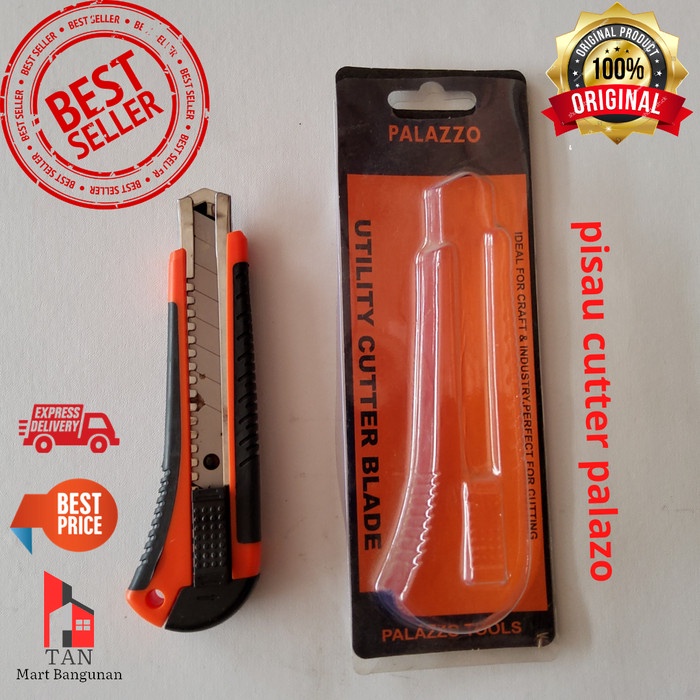 

Hadir Palazzo Pisau Cutter Besar Gagang Karet Murah Terbatas
