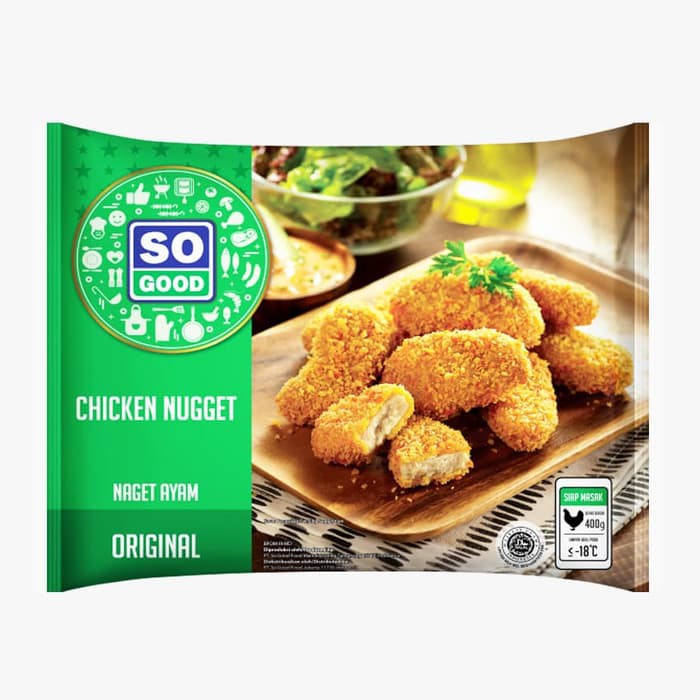 So Good Chicken Nugget Original 400 Gram