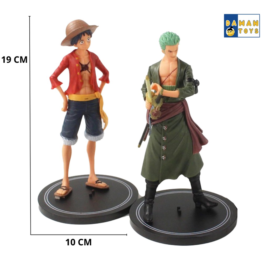 Anime Action Figure One Piece Set 6 Luffy, Zoro, Nami, Water Law, Vismoke Sanji, Portgas D.Ace