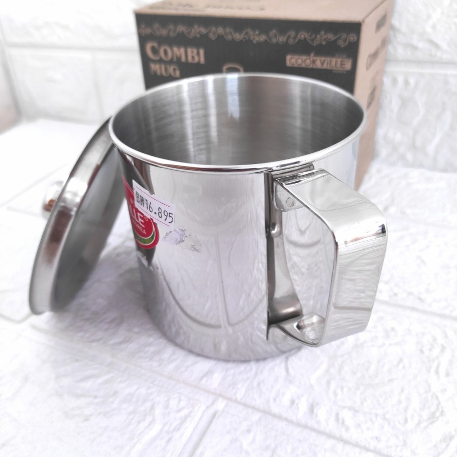 Mug Cookville Korea 9cm stainless steel