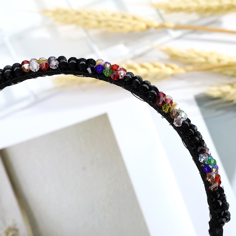 Korean Crystal Rhinestone Headband for Women Fashion Temperament Hairband Girls Hair Accessories