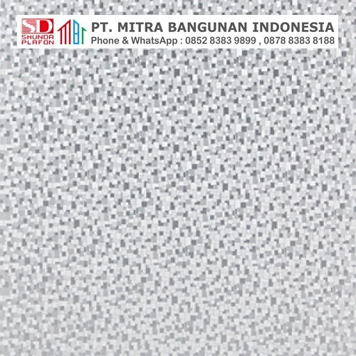 Shunda Plafon PVC - Mozaic - Glowing Silver Mozaic - KK 20071