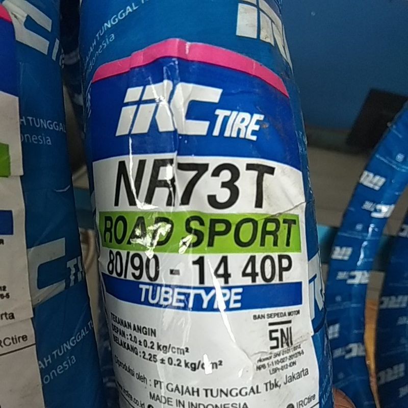 Ban Luar IRC 80/90-14 NR73 Tube Tipe