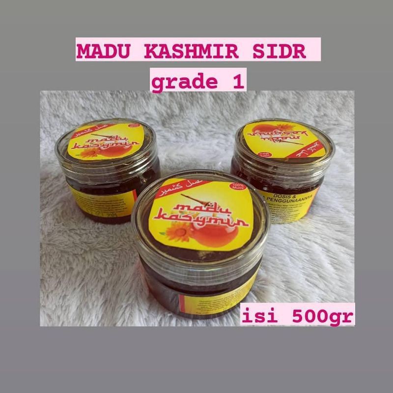 Original Madu Kashmir Sidr grade 1,tekstur kental dan warna kemerahan