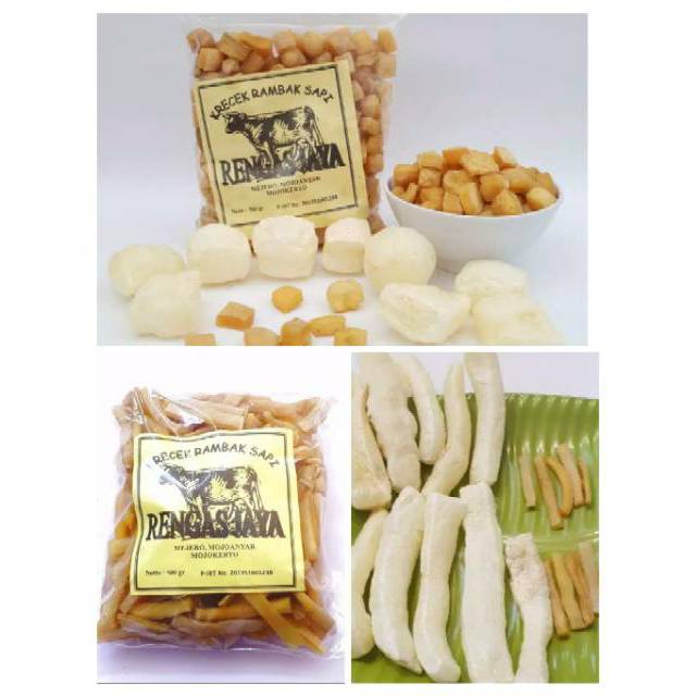 

Kerupuk (Krecek) Rambak Asli Kulit Sapi 500 gram (Mentah)
