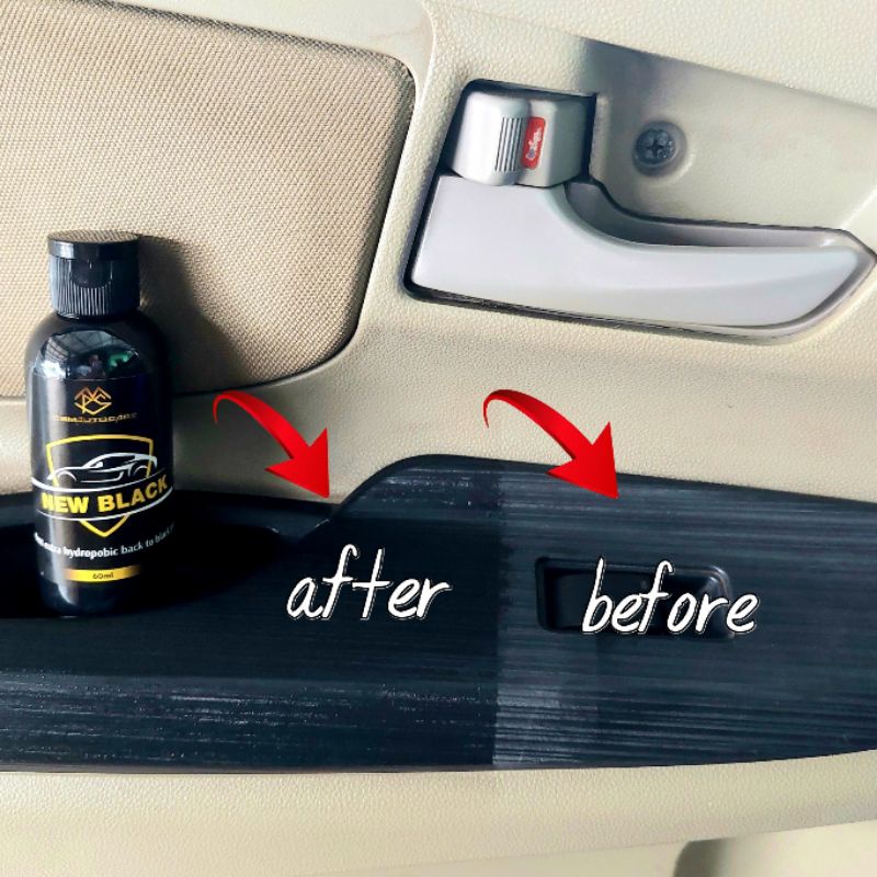 NEW BLACK premium 250ml [Penghitam motor/mobil, Trim Restorer, Dasboard, Body motor/ mobil]