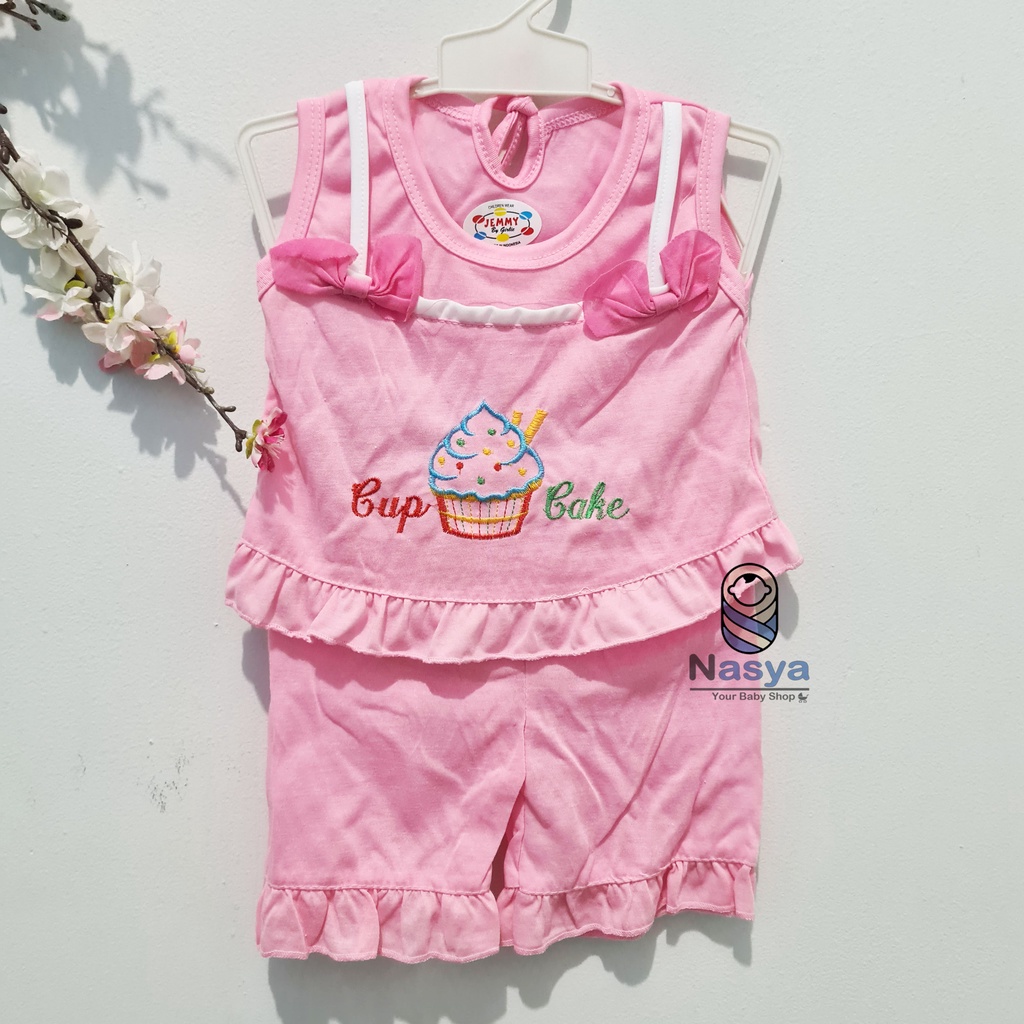 [N-088] TERBARU ! setelan baju bayi anak perempuan new born (0-6 bulan) - naomi