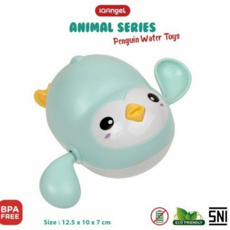 IQ ANGEL Penguin Water Toys Mainan Mandi Bayi  Kids Toys SNI Bath Toy