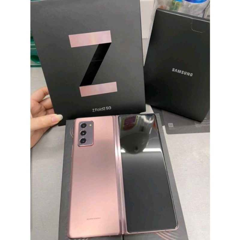 Samsung Galaxy Z Fold 2 5G seken mulus Ram 12GB/256GB Second bekas Original