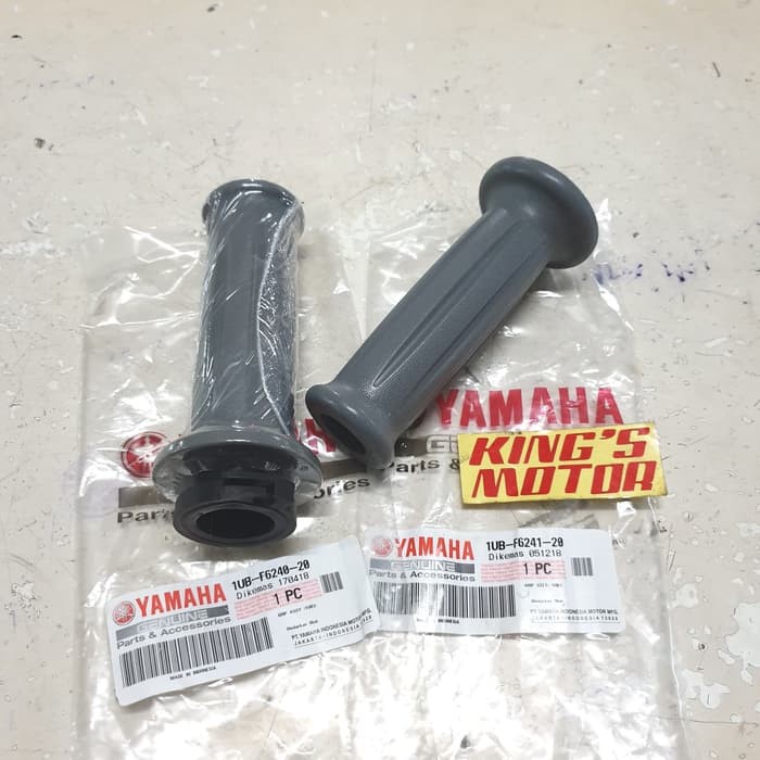 HAND GRIP, HANDGRIP FINO,MIO,SOUL,NOUVO KARBU ABU (1UB-20) ASLI YAMAHA