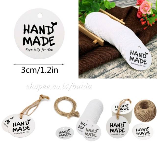 

Tags Hand Tag Handmade Especially For You Putih Hiasan Bingkisan Parcel Gift Wrapping Bungkus Kado