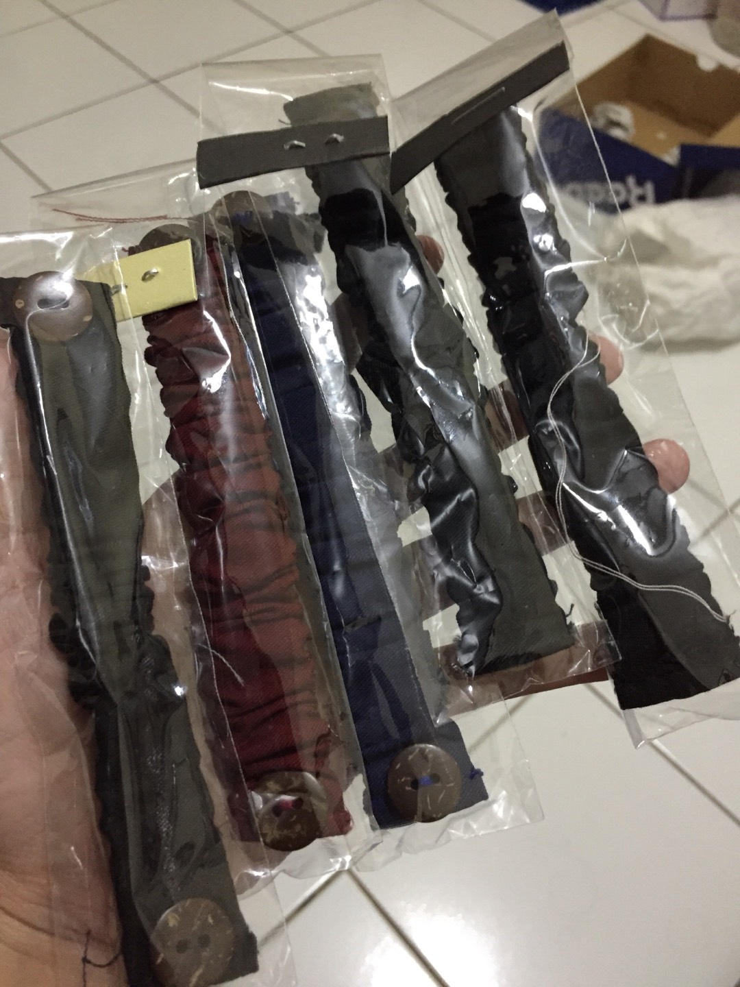 Konektor Masker Polos (untuk Hijab/headloop) Tambahan Penyambung Tali Masker