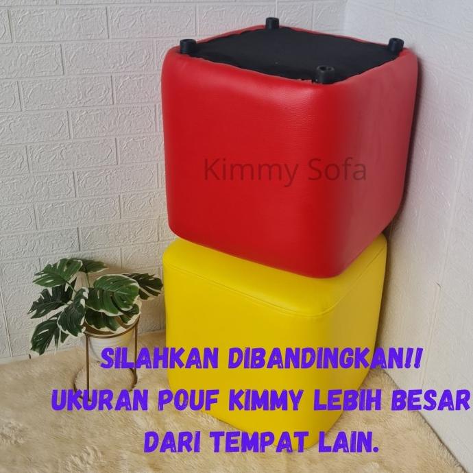 

Kimmy Sofa Puff / Stools 40X45 Kursi Meja Rias Bahan Canvas Minimalis Karinamenul