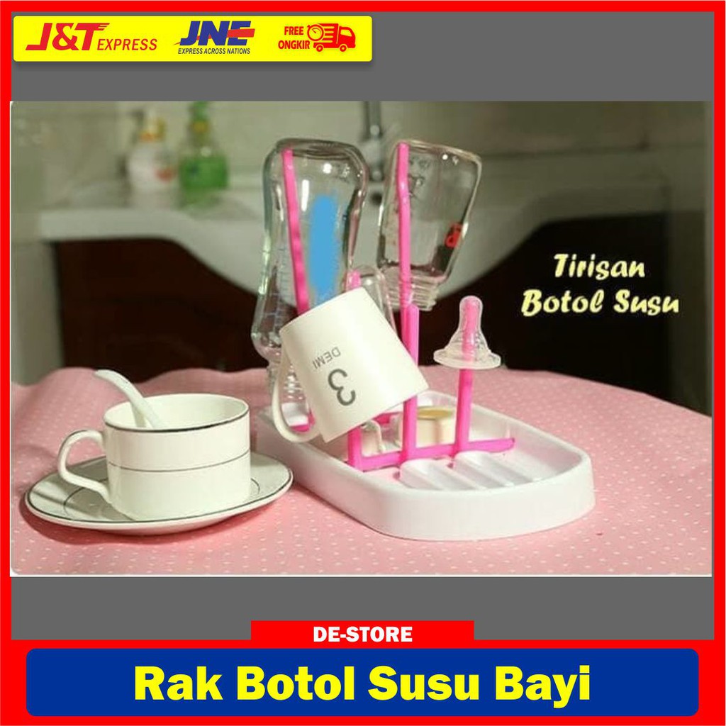 (BISA COD) Rak Botol Susu Bayi / Tirisan Botol Susu / Rak Susu / Rak dot / Drying Rack