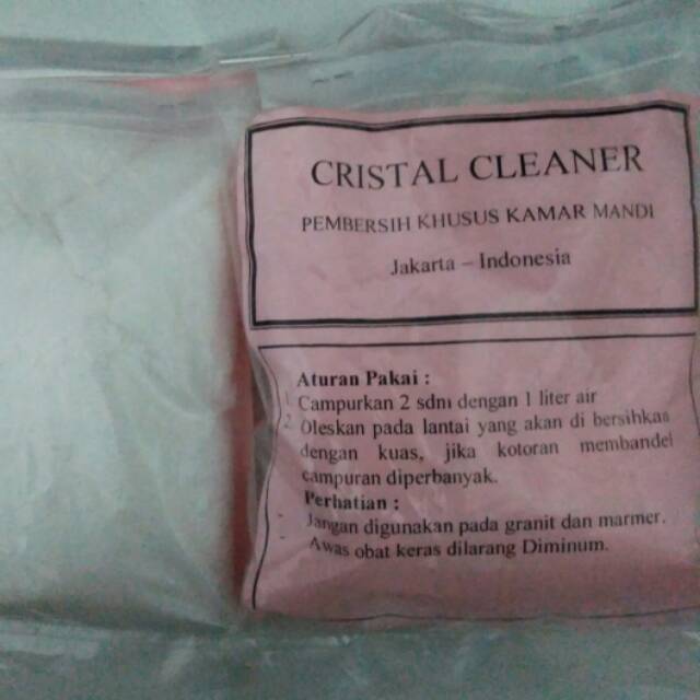 Cristal Cleaner sachet 100g(Pembersih Kamar Mandi)