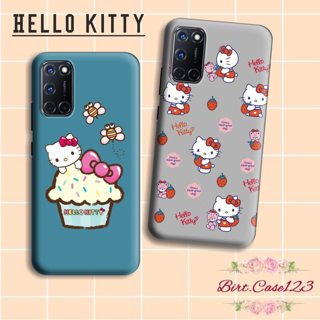 Softcase HELLO KITTY Oppo A3s A1k A5 A9 2020 A7 F9 A5s A31 A52 A92 A37 A53 A83 F1s F11 Pro BC764