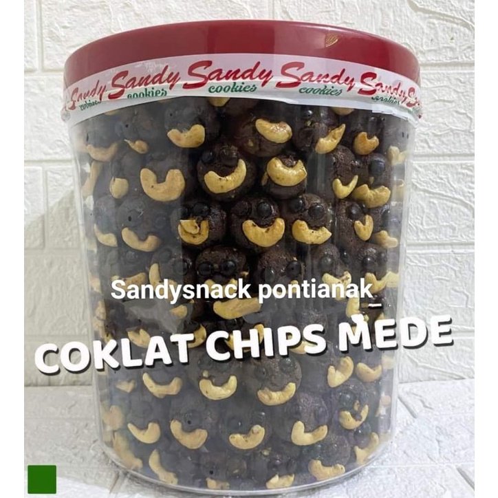 SANDY COOKIES COKLAT CHIPS MEDE 200gram