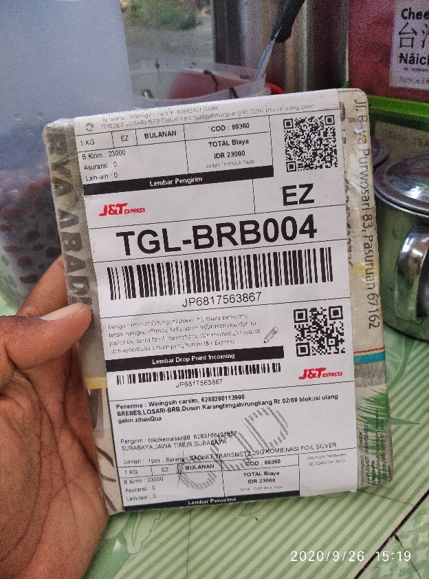 Sachet Transmetz 25g Kombinasi Foil Silver Bening Kemasan