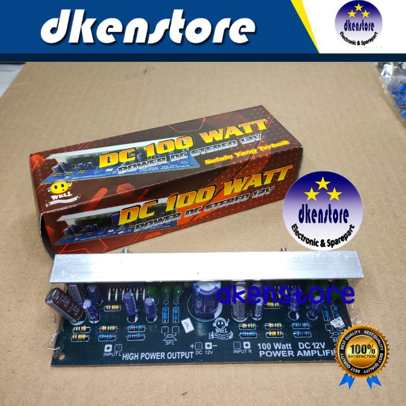 Kit Power DC 12V stereo 100Watt TDA2005 12 Volt