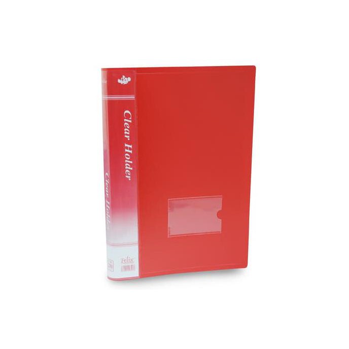 

Termurah Felix Clear Holder Folio Isi 60 Lembar - Merah Offic