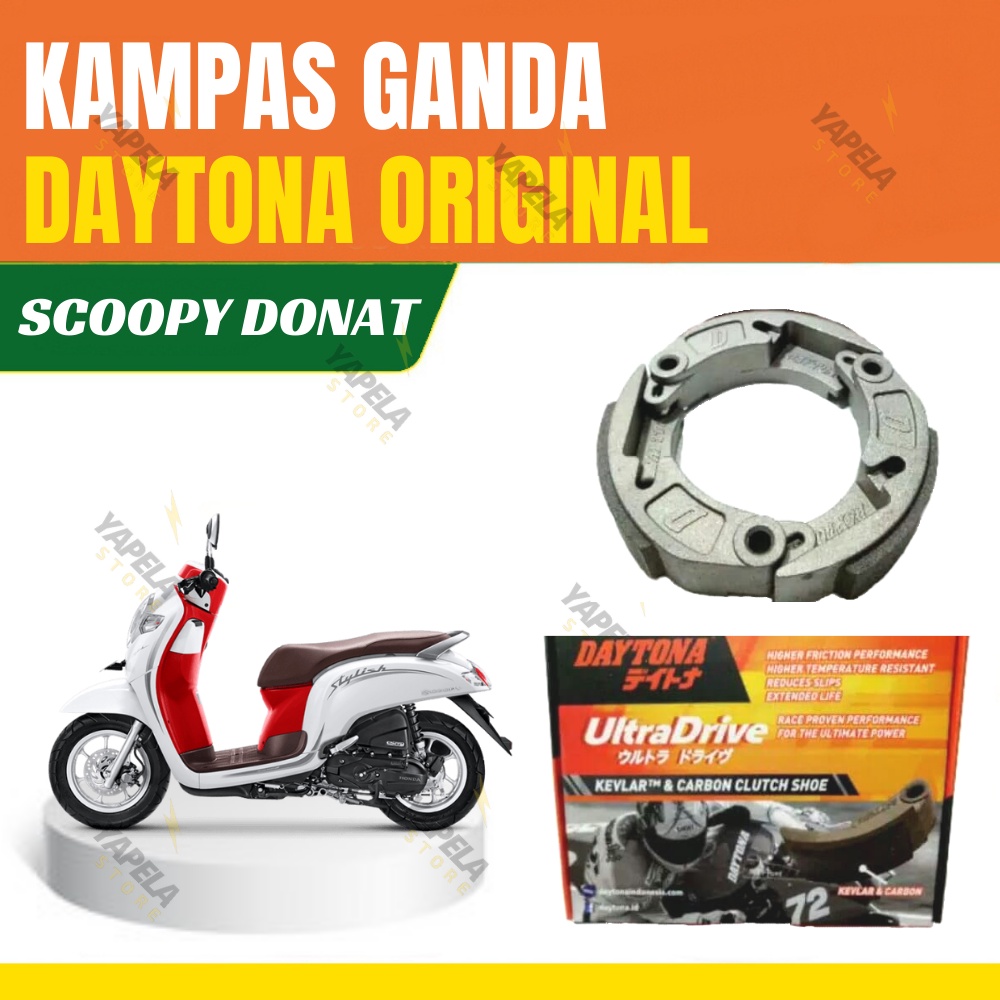 Kampas Ganda Scoopy Donat Daytona Original 4637 (K16)
