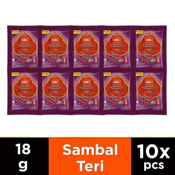 

ABC Sambal Nusantara Teri 10 x 18 g