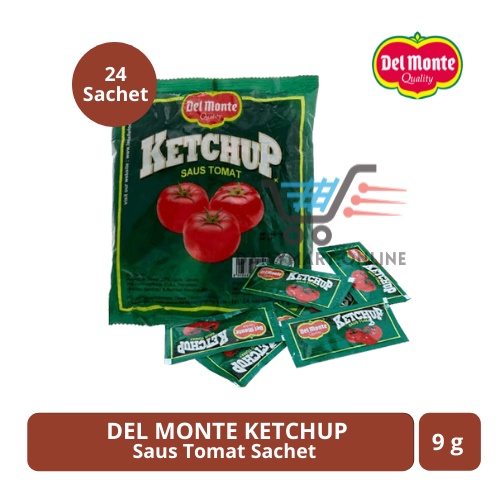 Saus Tomat Del Monte Sachet Per Pack Isi 24 Sachet