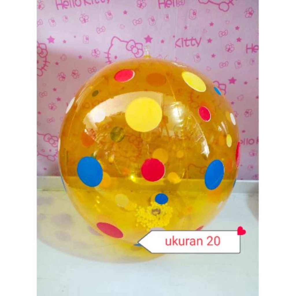 Mainan Tiup Bola Pulkadot 520 / Mainan Tiup Anak Bola BMK 520