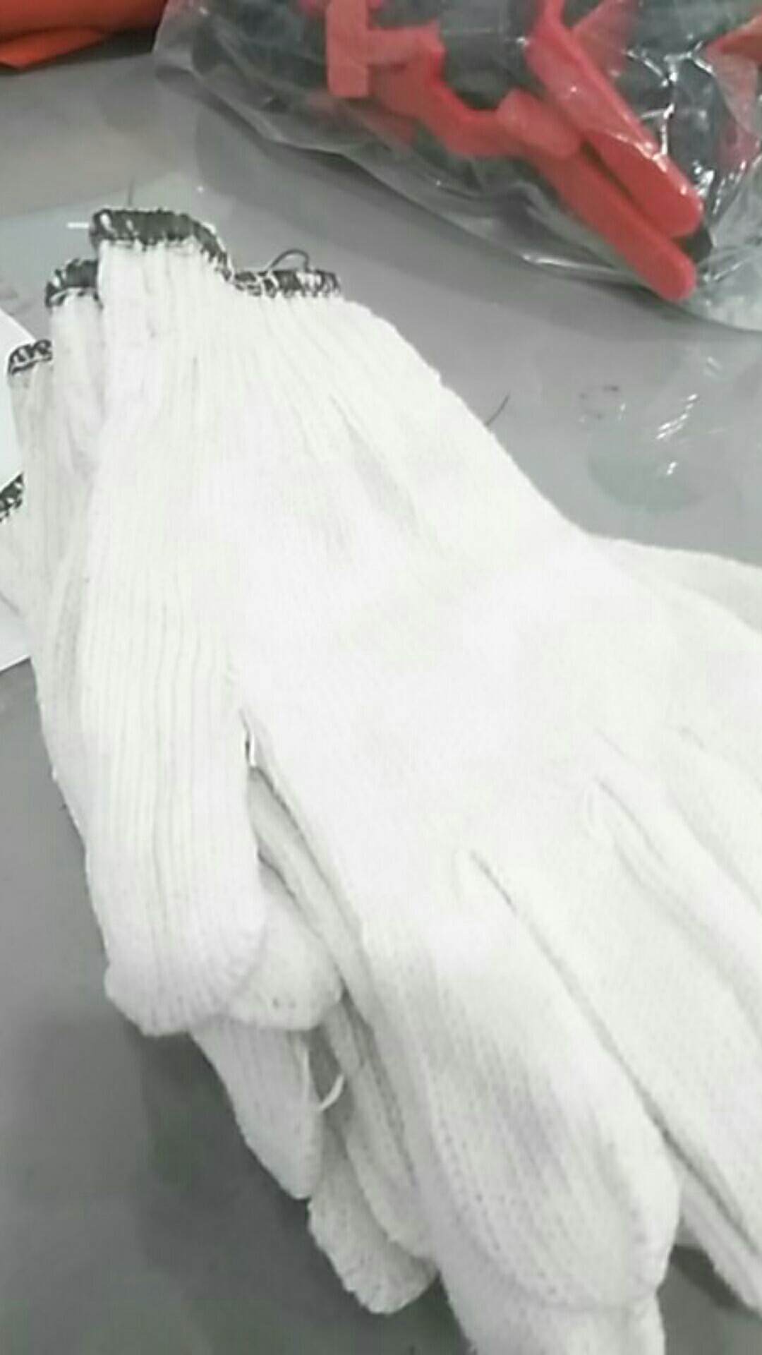 Sarung Tangan Kain Katun - Rajut 8 Benang Tebal