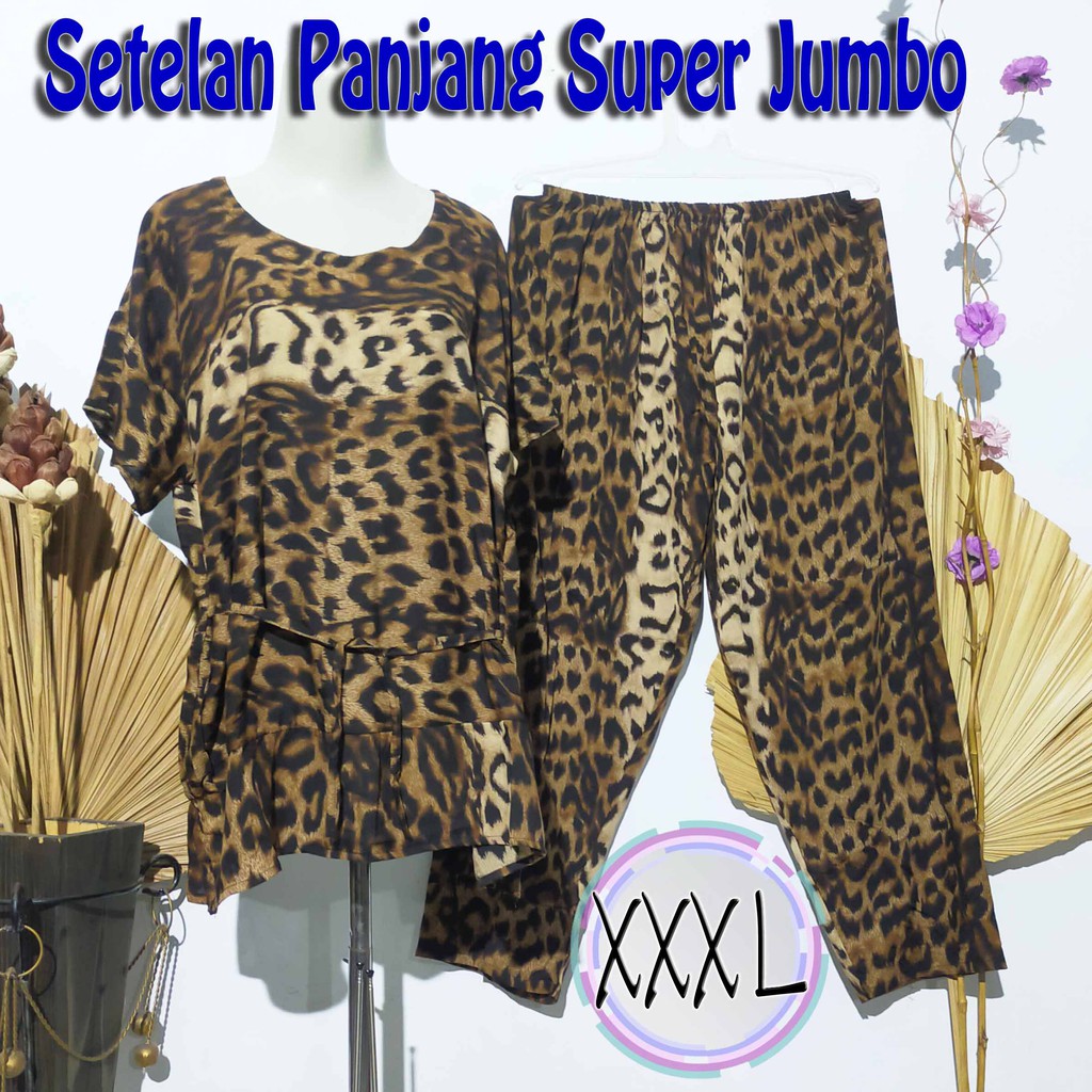 SETELAN XXXL SUPER JUMBO CELANA PANJANG / BABYDOLL / BAJU TIDUR / PIYAMA BALI