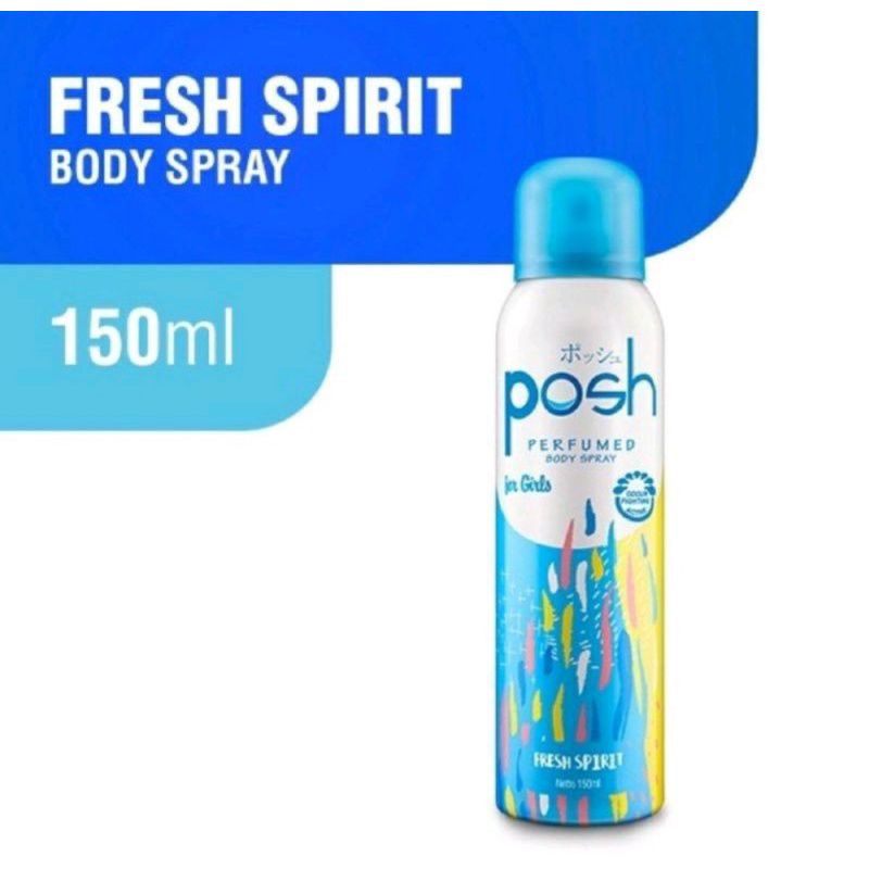 Posh Body Spray / Posh Perfumed Body Spray Isi 150ml Promo