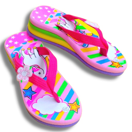 Sandal Wedges Anak Perempuan KUDA PONI PELANGI Terbaru