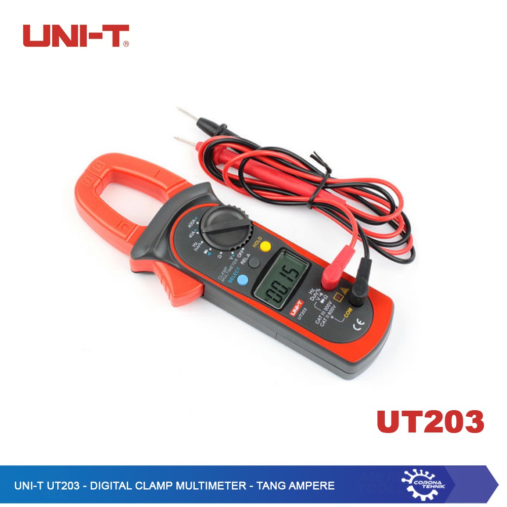 UNI-T UT203 -Digital Clamp Multimeter - Tang Ampere