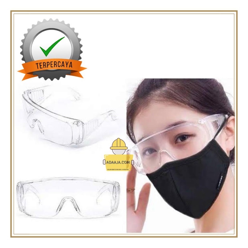 Kacamata Safety Bening / Kaca Mata Anti Corona Covid