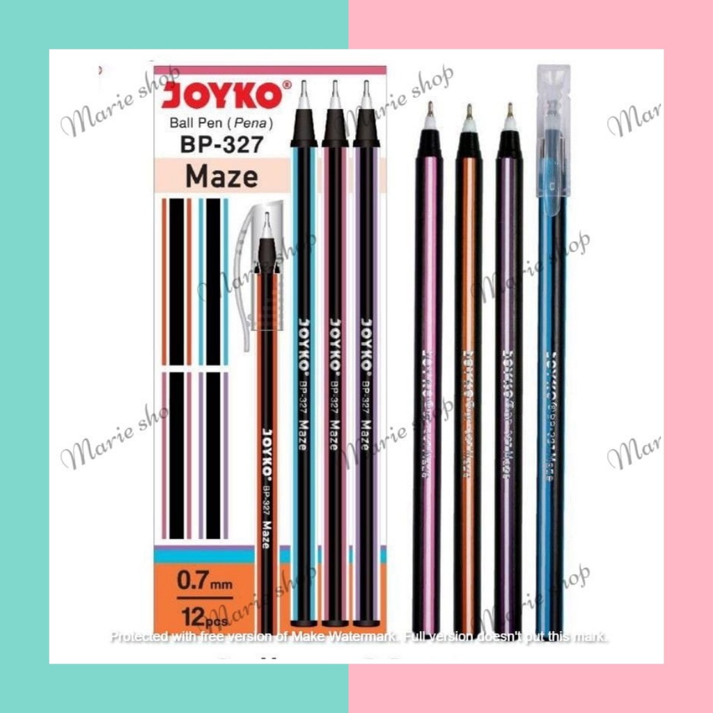 

Marie Shop ➡️ PULPEN MAZE BP-327 - BOLPEN JOYKO BP-327 MAZE - BOLPOINT PULPEN PEN PERLENGKAPAN KANTOR DAN SEKOLAH